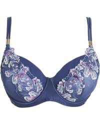 Pretty Secrets - Delilah Embroidery Balcony Bra - Lyst