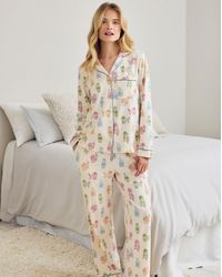 Chelsea Peers - Classic Long Button Up Set - Lyst