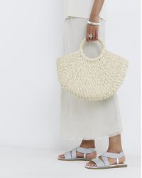 Simply Be - Elasticated Flat Sandals Wide Fit - Lyst