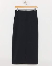 Simply Be - Utility Cargo Denim Maxi Skirt - Lyst