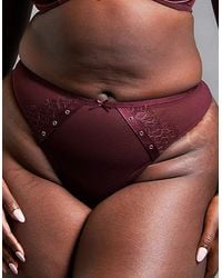 Curvy Kate - Scantilly Laced Up High Waist Thong - Lyst