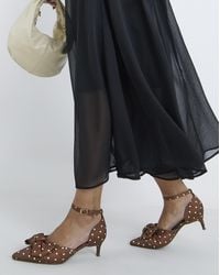 Simply Be - Two Part Bow Pointed Heel Wide - Lyst