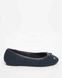 Simply Be - Classic Flat Ballerina Shoes Standard - Lyst