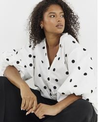 Simply Be - Button Through Blouse - Lyst