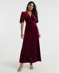 Twisted Wunder - Sofia Velvet Maxi Dress - Lyst