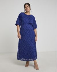 Joanna Hope - Lace Dress With Puff Sleeves - Lyst