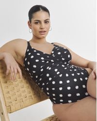 Simply Be - Medium Tummy Control Swimsuit - Lyst