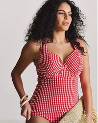 MAGISCULPT - Gingham Underwired Tankini Top - Lyst