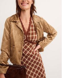 Monsoon - Sofia Faux Suede Jacket - Lyst