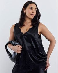 Simply Be - Satin Lace Cami - Lyst