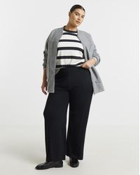 Simply Be - Jersey Wide Leg Trouser - Lyst