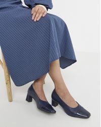 JD Williams - Flared Block Heel Shoes Ex Wide - Lyst