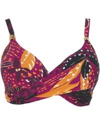 MAGISCULPT - Twist Front Wired Bikini Top - Lyst