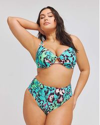Simply Be - Sculpt Ruched Bikini Bottom - Lyst