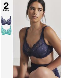 Pretty Secrets - 2 Pack Ella Lace Full Cup Wired Bras - Lyst