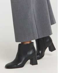 Simply Be - Outside Zip Ankle Boot Wide - Lyst