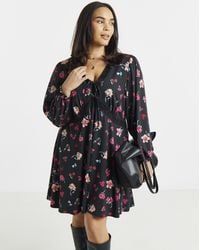 Simply Be - Lace Trim Dress - Lyst