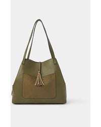 Accessorize - Tassel Charm Shoulder Bag - Lyst