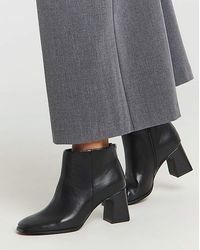 Simply Be - Outside Zip Ankle Boot Ex Wide - Lyst