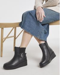 Simply Be - Wedge Chelsea Boots Extra Wide - Lyst