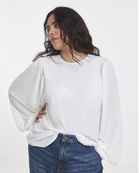 Simply Be - Exaggerated Sleeve Blouse - Lyst