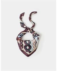 Accessorize - Print Square Satin Scarf - Lyst
