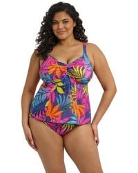 Elomi - Porto Rafti Tankini Top - Lyst