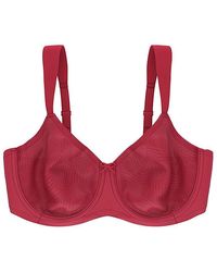 Triumph - Essential Minimiser Bra Crimson - Lyst