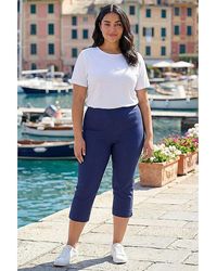 Roman Curve - Cropped Stretch Trouser - Lyst