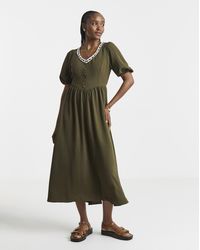 Simply Be - Historic Detail Midi Dress - Lyst