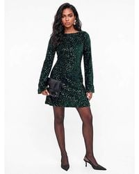 Lovedrobe - Sequin Velvet Swing Mini Dress - Lyst