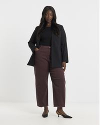 Simply Be - Dart Detail Tapered Jeans - Lyst