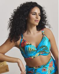 MAGISCULPT - Twist Front Underwired Bikini Top - Lyst