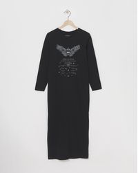 Simply Be - Short Sleeve Graphic T-Shirt Dress - Lyst