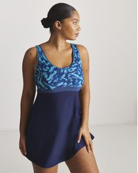 Beach To Beach - Sports Swimdress With Shorts - Lyst