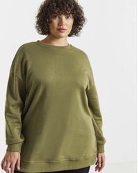 Simply Be - Side Split Sweatshirt Tunic - Lyst