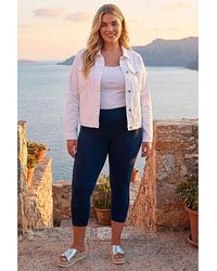 Roman Curve - Plain Cropped Leggings - Lyst