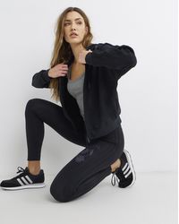 adidas - 3 Stripes Floral Leggings - Lyst