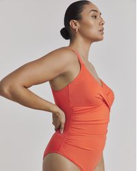 Simply Be - Medium Tummy Control Swimsuit - Lyst
