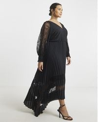 Joanna Hope - Pleated Lace Dress - Lyst