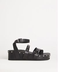 Simply Be - Studded Footbed Sandals Ex Wide - Lyst