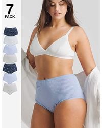 Pretty Secrets - 7 Pack Full Fit Brief - Lyst