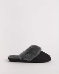 Simply Be - Closed Toe Mule Slippers Ex Wide - Lyst