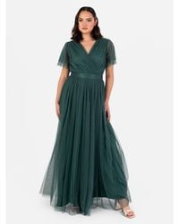 Anaya with love - Anaya Faux Wrap Dress - Lyst