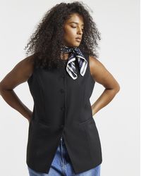 Simply Be - Longline Waistcoat - Lyst