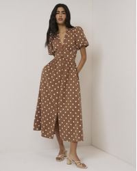 Nobody's Child - Nc Starlight Polka Midi Dress - Lyst