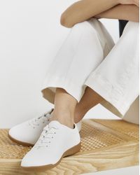 Heavenly Soles - Tumbled Lace Up Trainer E Fit - Lyst