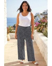 Roman Curve - Spot Print Palazzo Trouser - Lyst