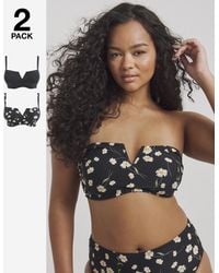 MAGISCULPT - 2 Pack Bandeau Bikini Tops - Lyst