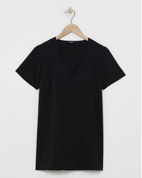 Simply Be - V Neck Short Sleeve Boxy Blouse - Lyst